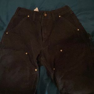 Carhart mens black jeans 26x32